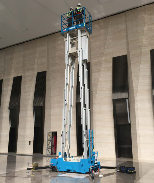 咸阳手推铝合金桅柱式高空作业平台